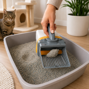 Self-Cleaning Litter Box Scoop